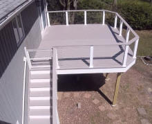 ct decks stainless cable rails