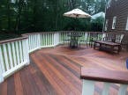 ipe deck in connecticut sealed with cabots